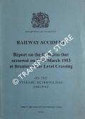 Book cover of Railway Accident - Report on the Collision that occurred on 22nd March 1983 at Brunton Lane Level Crossing on the Tyneside Metropolitan Railway by Department of Transport